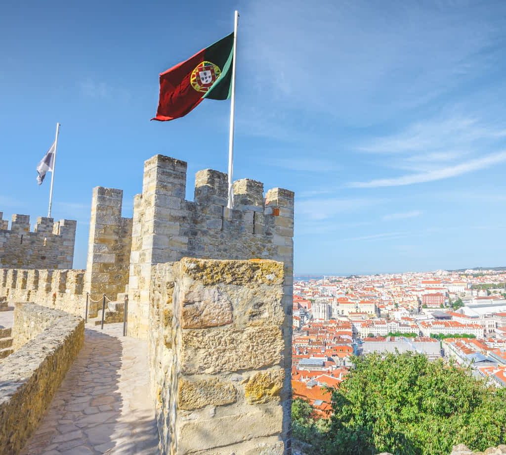 Sao Jorge Castle in Lisbon