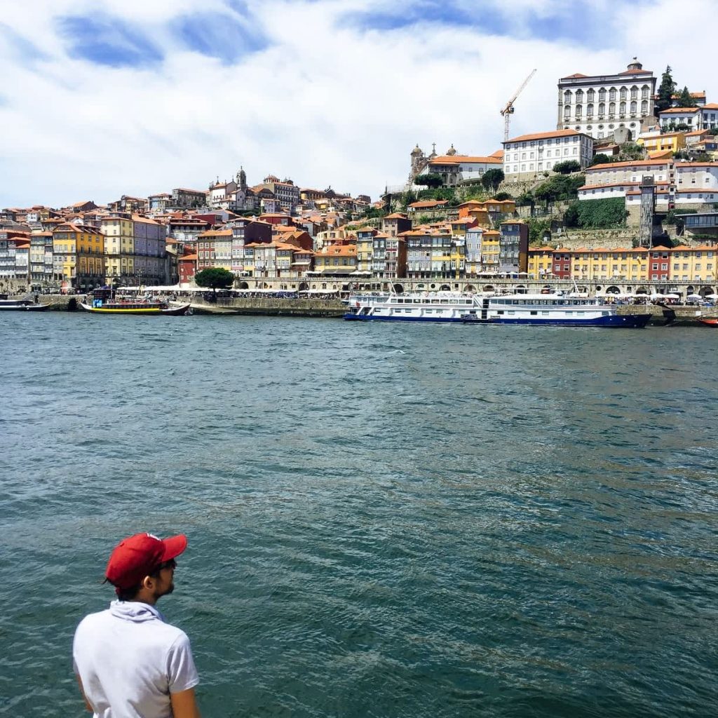 View of Porto's Cais da Ribeira