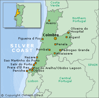 Costa Verde Portugal Map Silver Coast Portugal: Travel Guide | Travel-Boo Europe Travel Blog