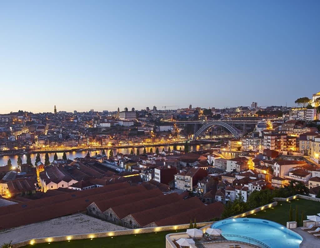 View overlooking Porto from the Yeatman
