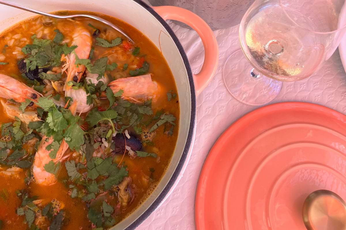 Arroz de marisco in Estoril