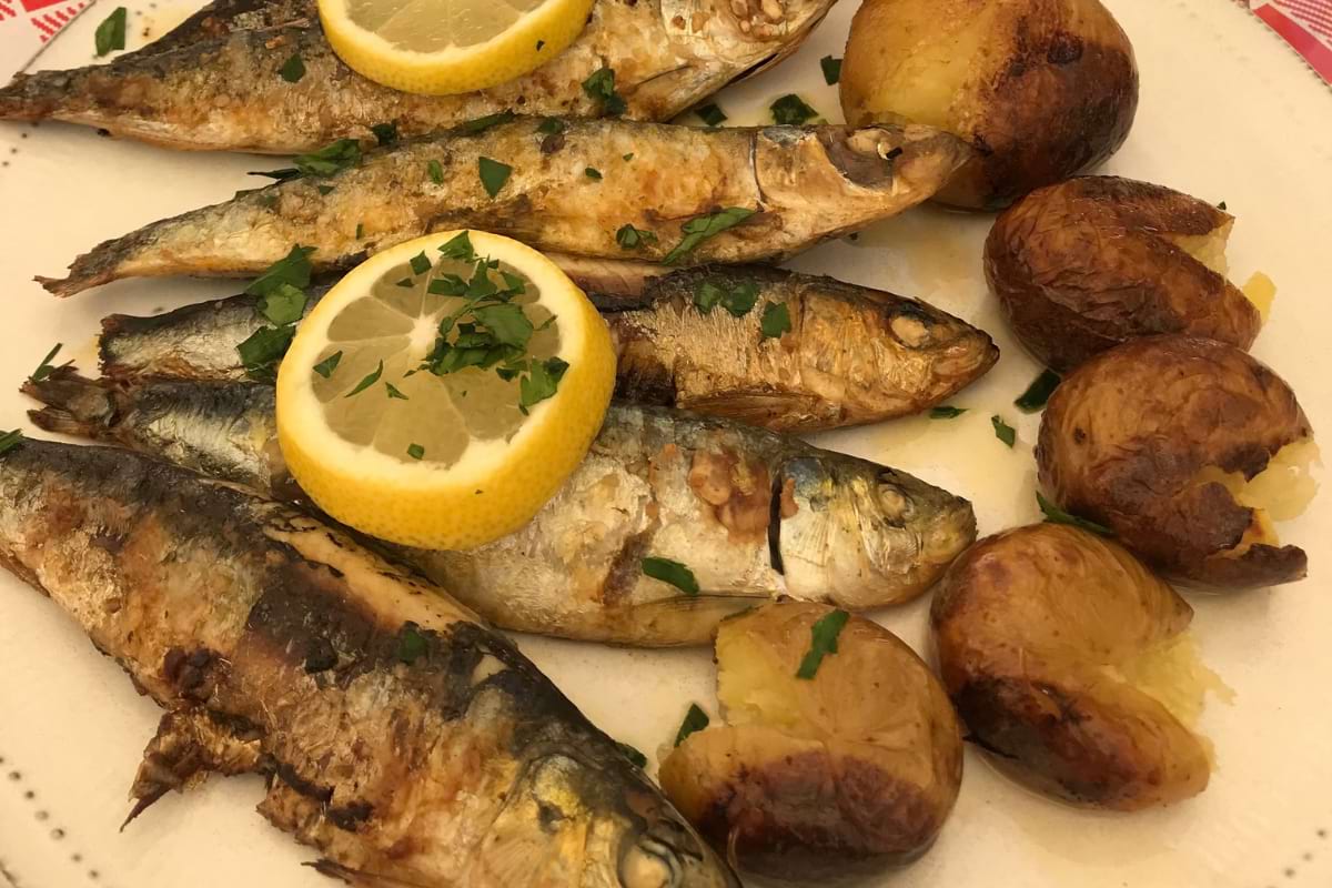 Sardines from a tasca in Belem