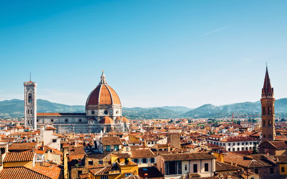 Things to do in Florence – view of Florence © Image Courtesy of borchee from Getty Images Signature by Canva